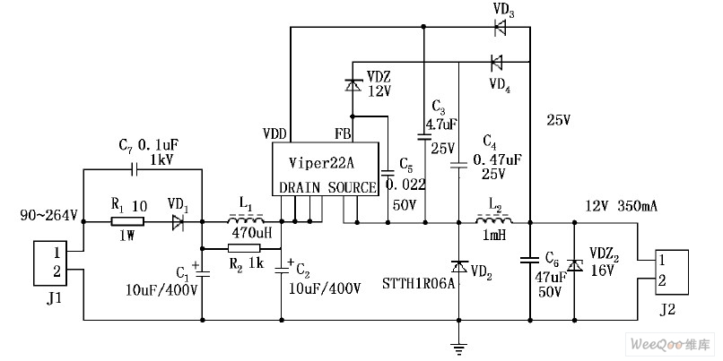 ݔ12V350mA ķǸx·
