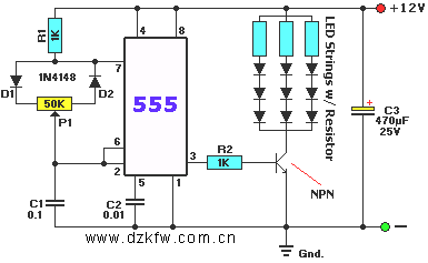 脈寬調制LED電路