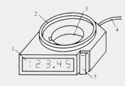 軸環式數顯表外形圖