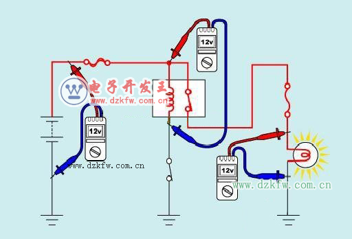 汽車電路基礎元件進行檢測,汽車繼電器的檢測方法