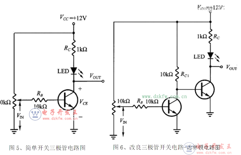 9013三極管引腳圖怎么接 詳解三極管開關電路