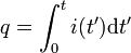 q=\int_0^t i(t') \mathrmw3b4zb6t'