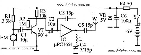 無線話筒電路圖