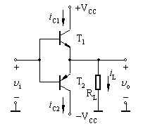 乙類互補對稱放大電路