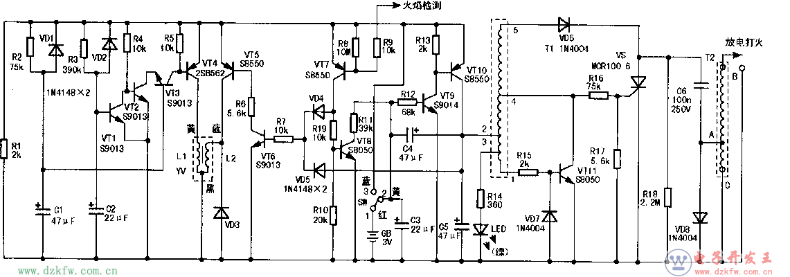 熱水器脈沖電路圖(五款熱水器脈沖電路設(shè)計(jì)原理圖詳解)