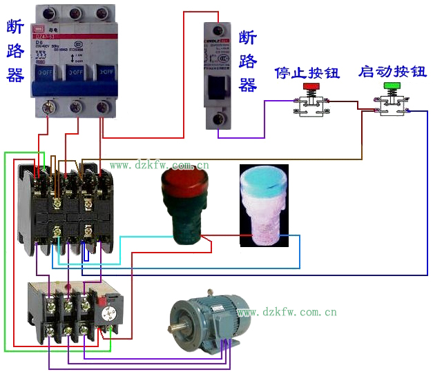熱繼電器的接法圖示
