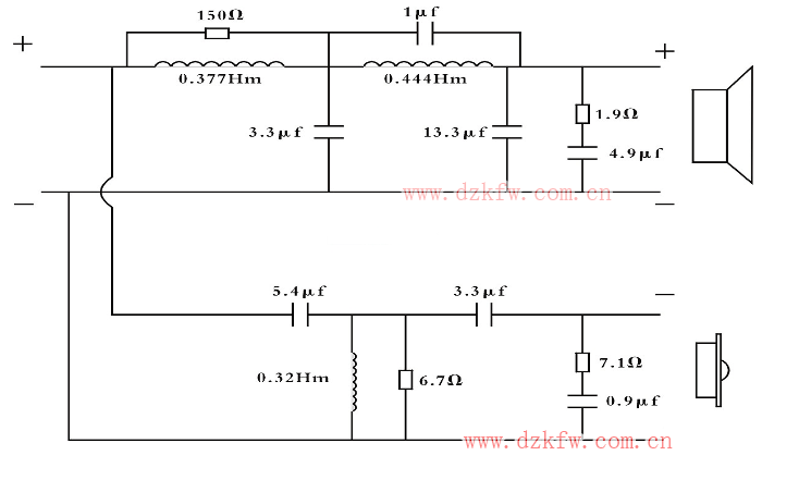 音響二分頻器電路圖(六款模擬電路設(shè)計原理圖詳解)