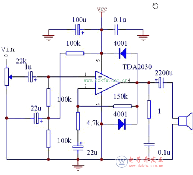 簡易大功率功放電路圖分享(五款電路圖介紹)
