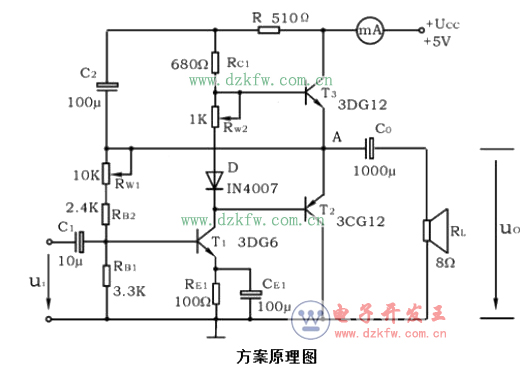 OTL功率放大器電路圖大全(六款OTL功率放大器電路設計原理圖詳解)